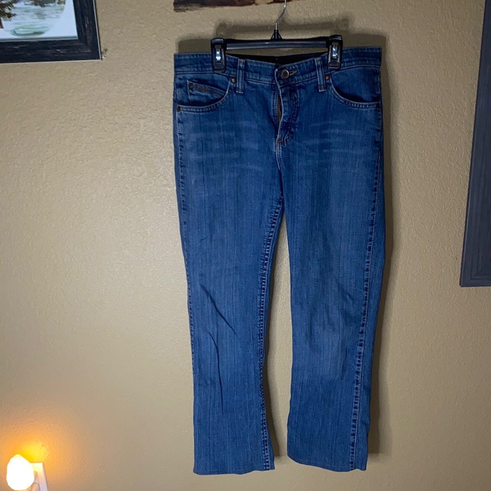 Classic Blue Women's Jeans wrangler Qbaby